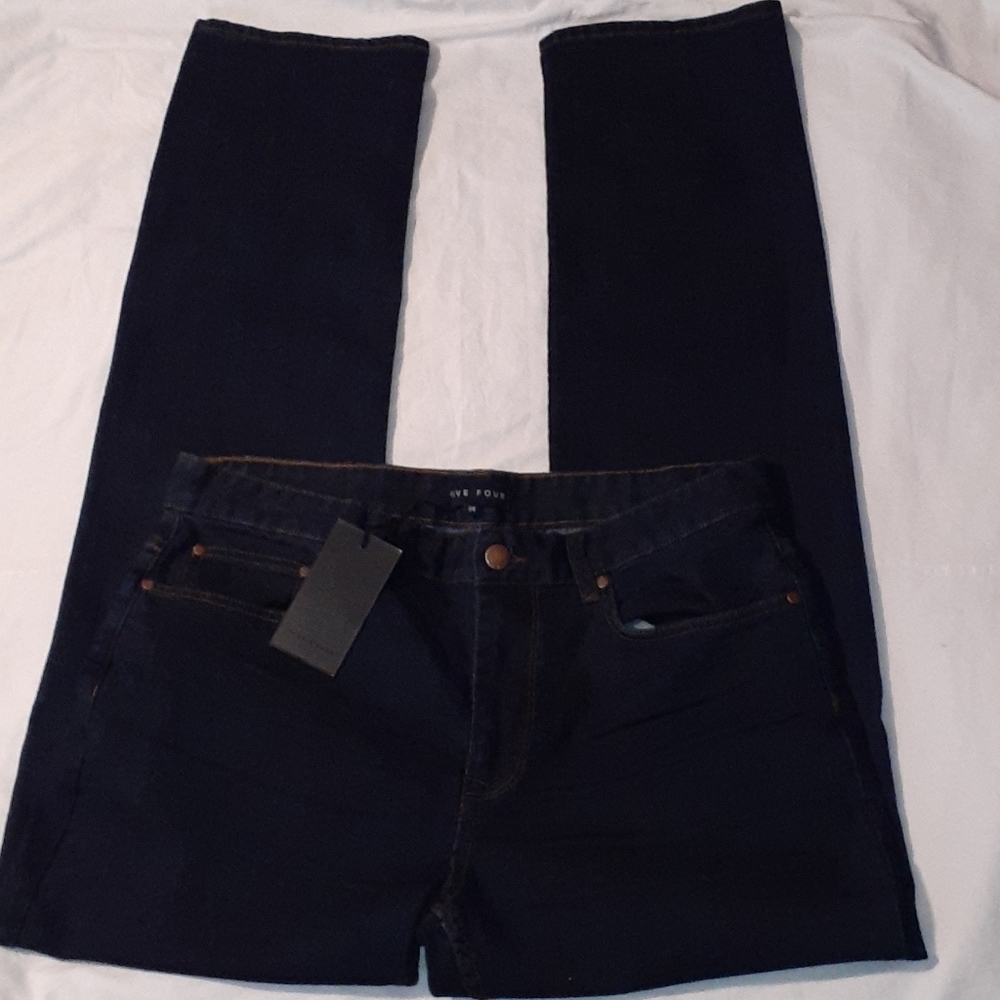 NEW Mens Five Four Huron Straight Leg Jeans 34